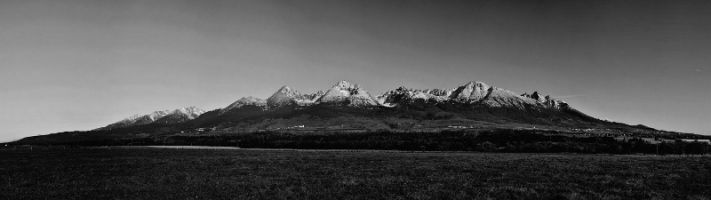 Panorama Tatier BW