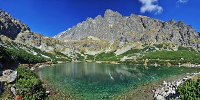 Velicke pleso panorama